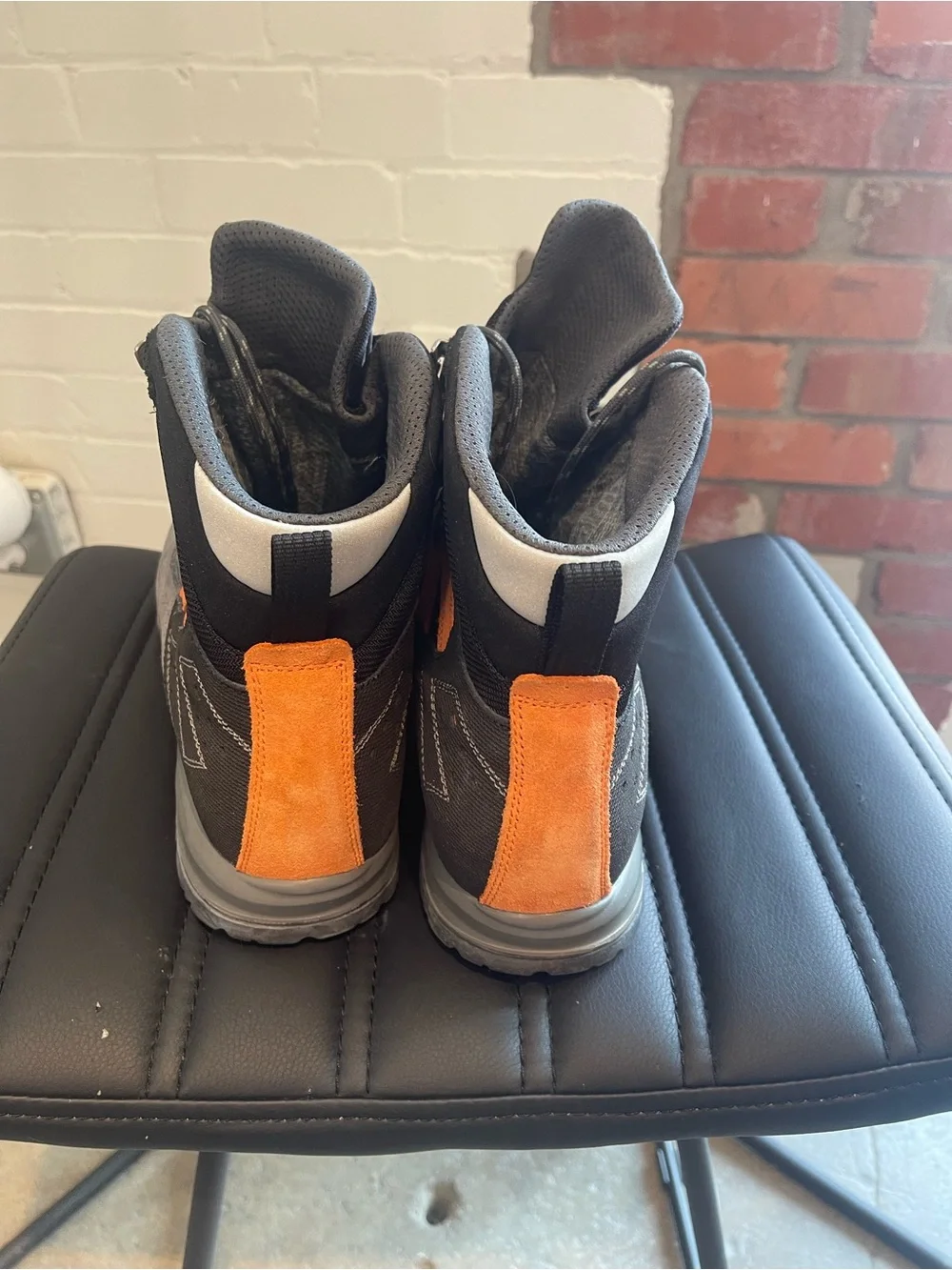Asolo Gray and Black Men's Waterproof Hiking Boots